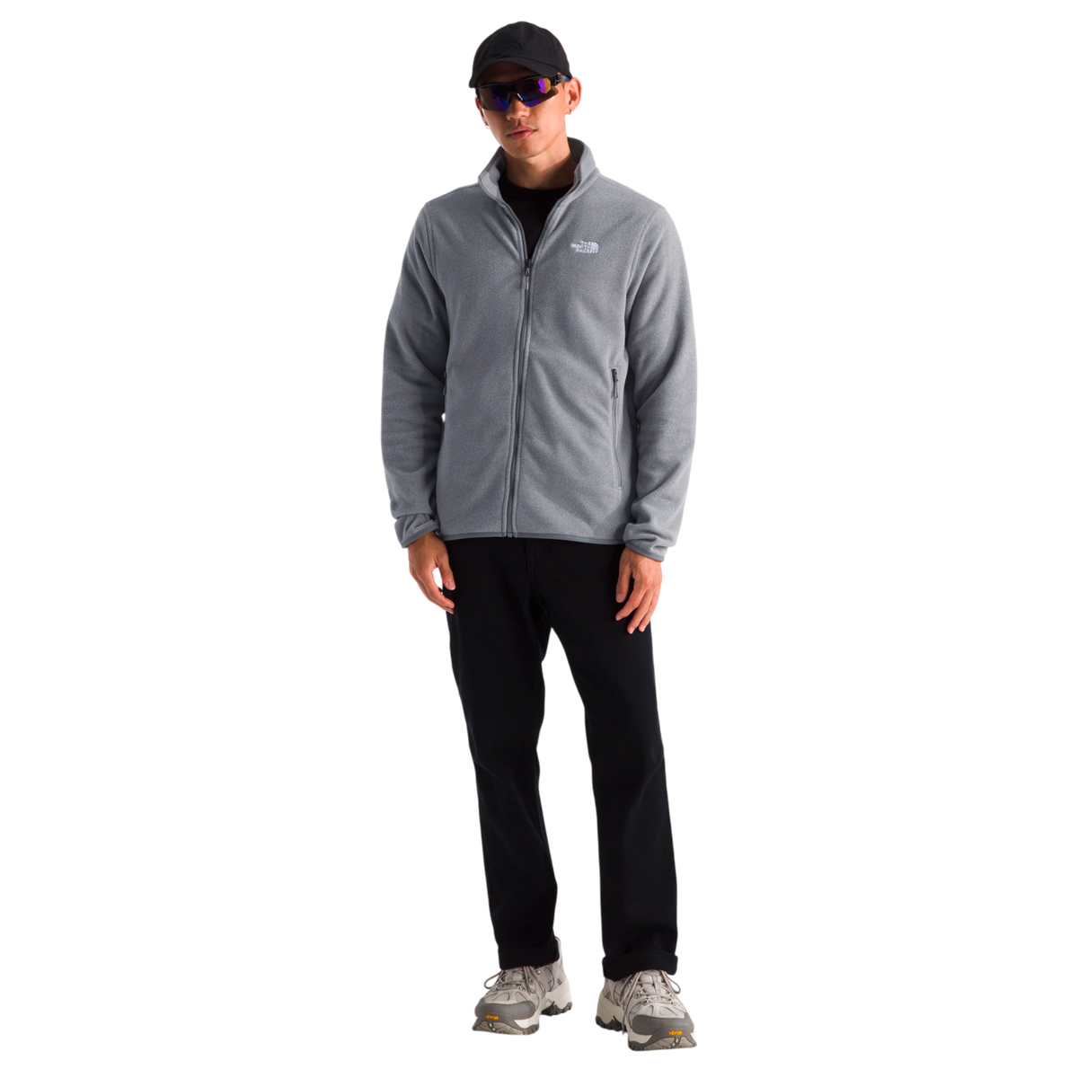 Chaqueta fleece Glacier para hombre color gris