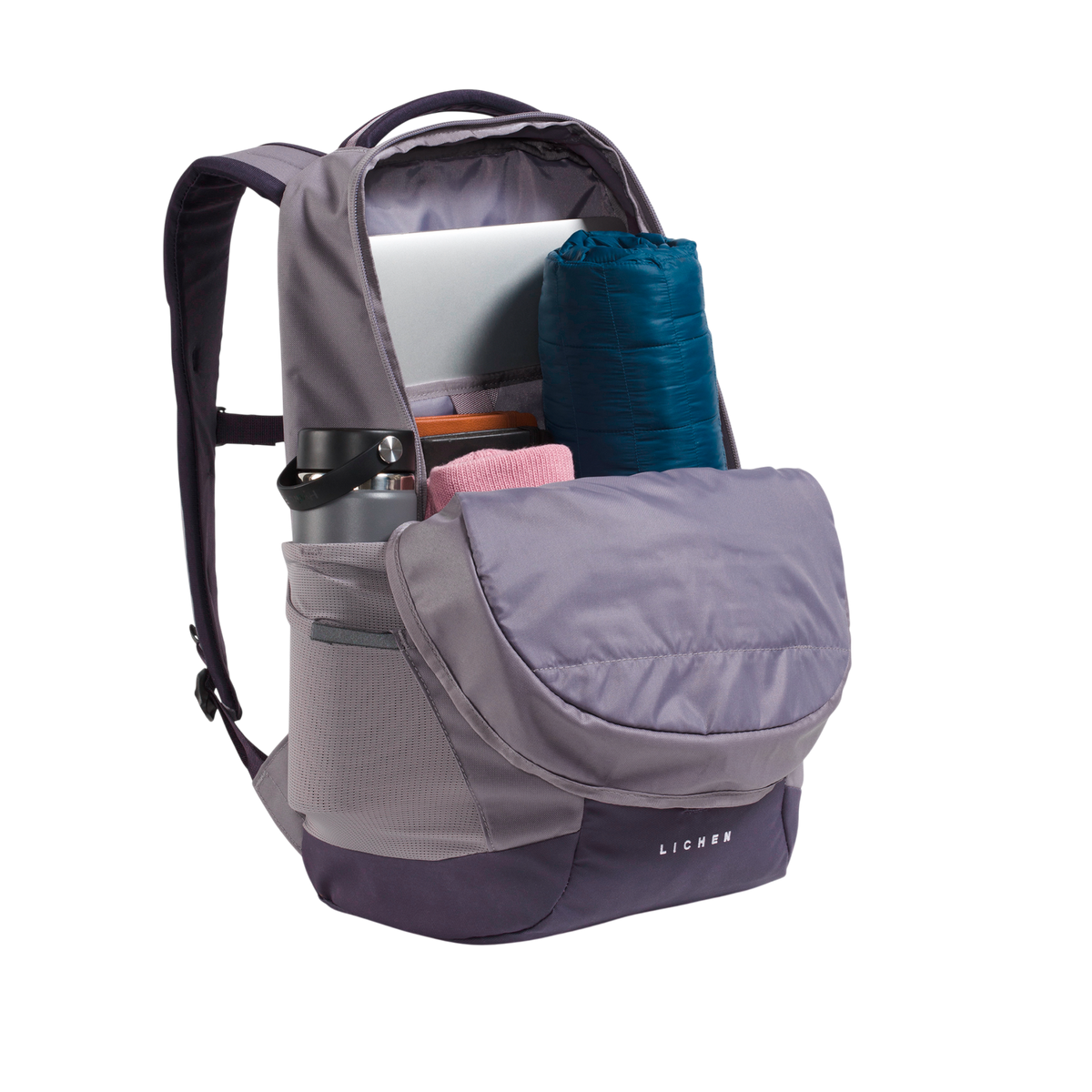 Mochila Lichen unisex color morado