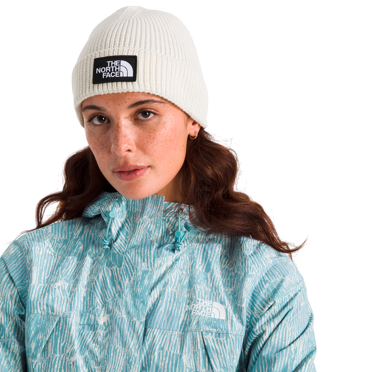 Gorro Box Cuffed unisex color blanco