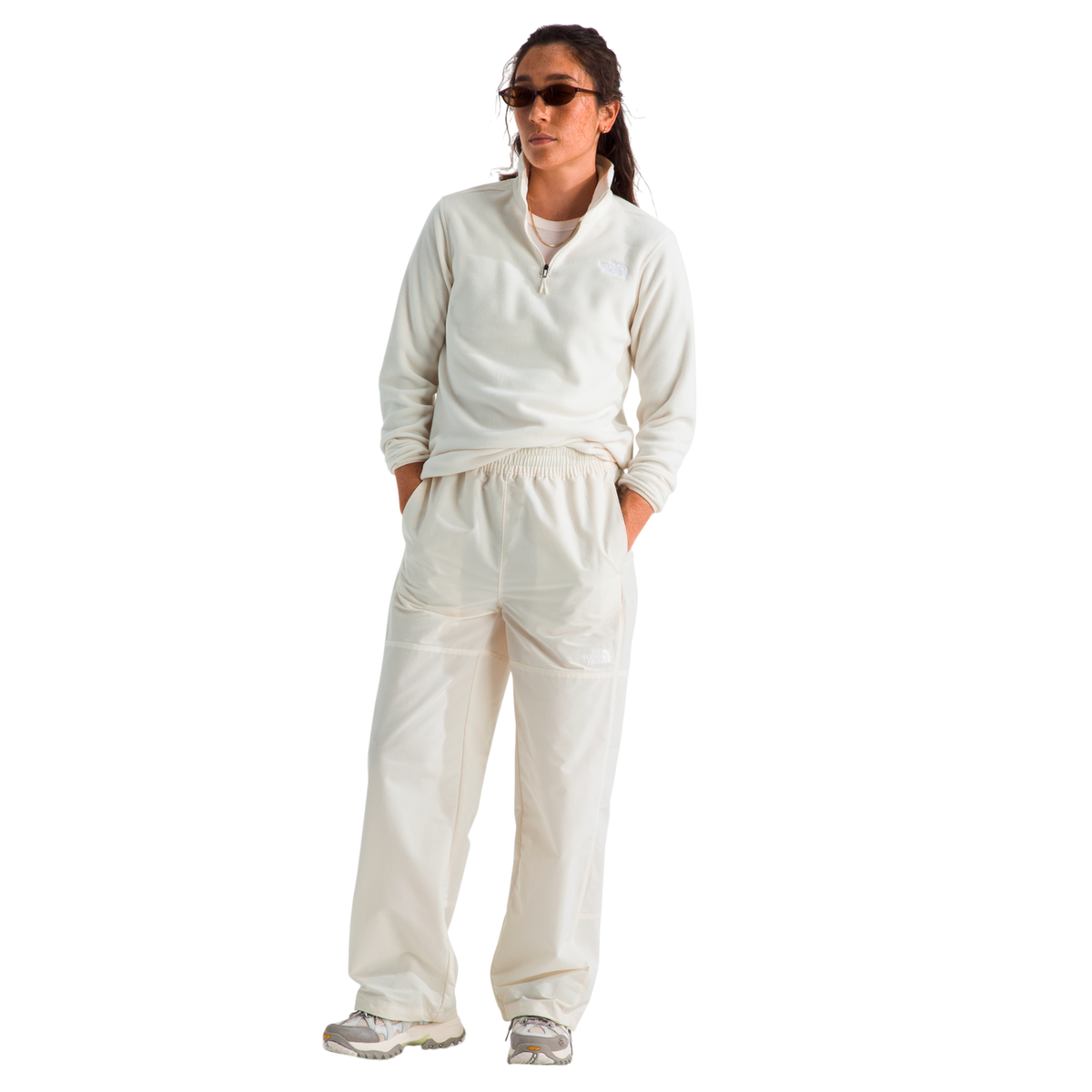 Chaqueta fleece Glacier para mujer color blanco