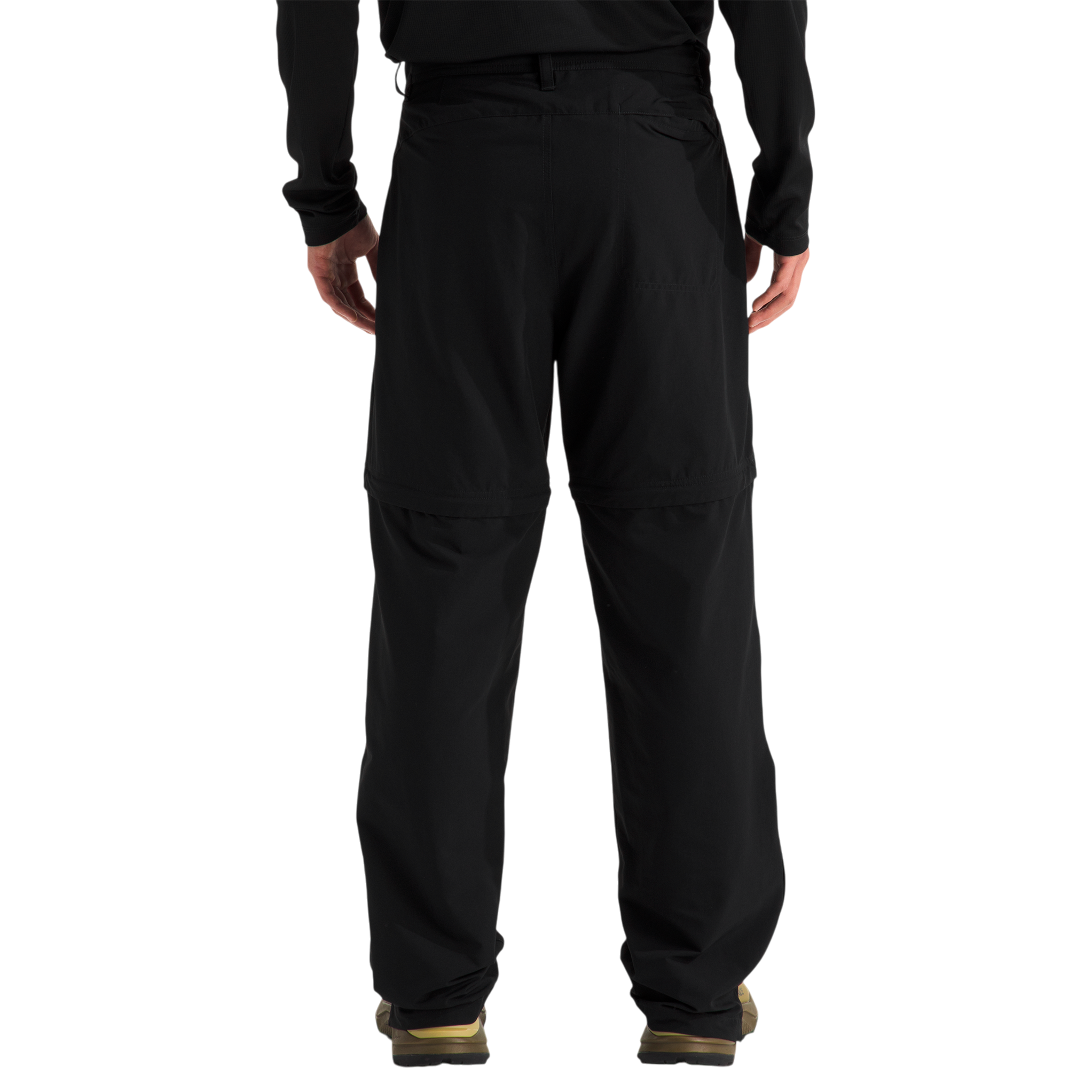 Pantalón convertible Basin para hombre color negro