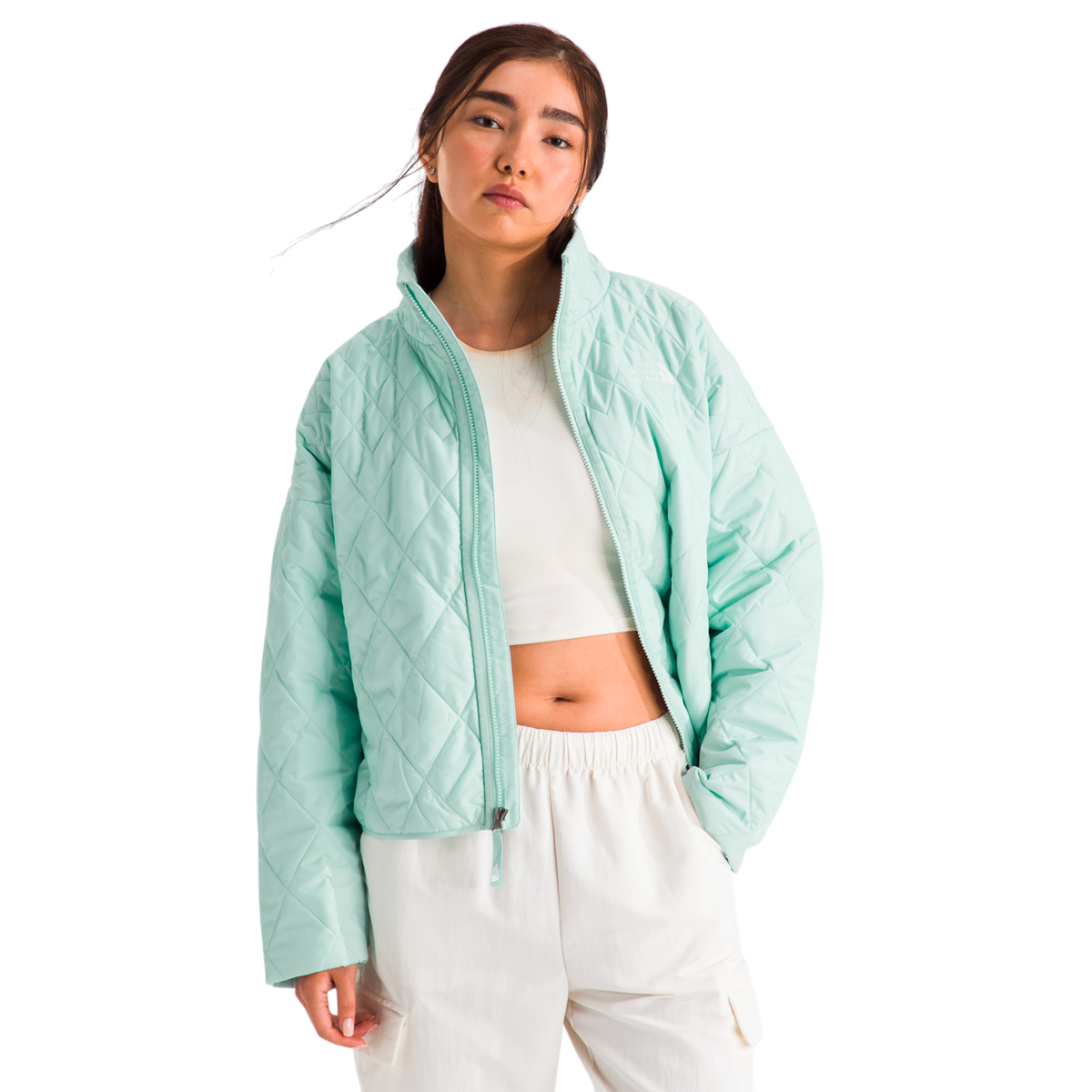 Chaqueta térmica Diamond para mujer color menta