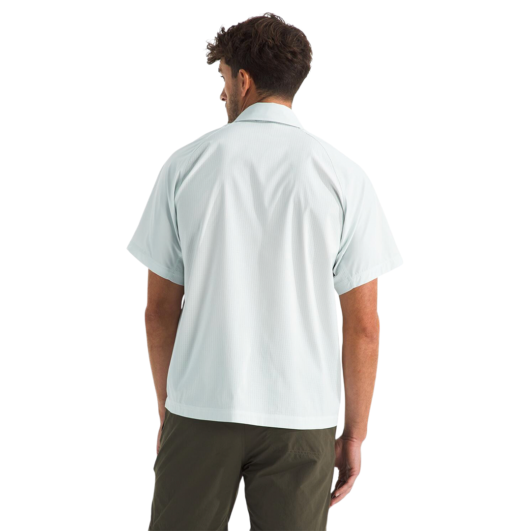 Camisa Trail Lightrange Ss para hombre color celeste